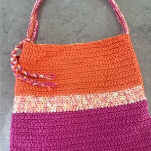 Colorful Crochet Women's Bag